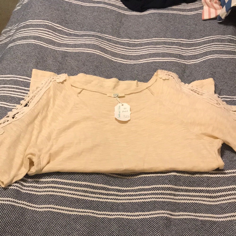 Cream shirt